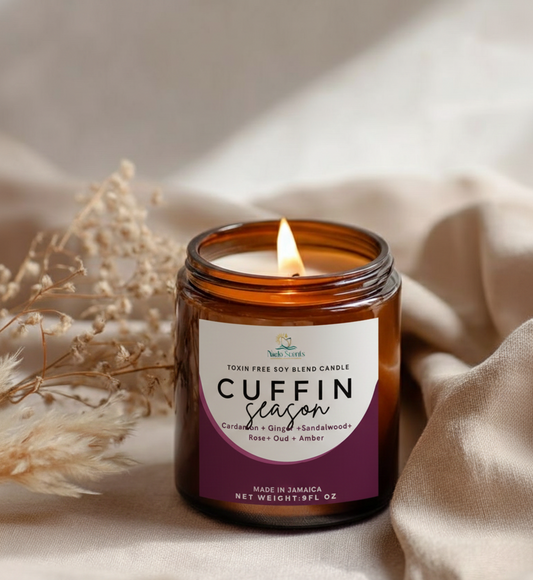 Cuffin Season Scented Soy Candle